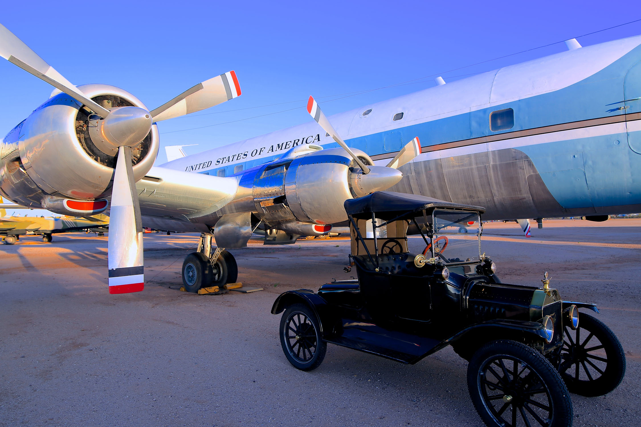http://www.warbirdsnews.com/aviation-museum-news/veteran-vintage-cars-planes-pima.html